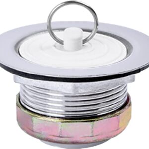 Stainless Steel Tub Drain Kit w/ Wash Plug