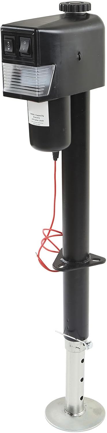 Focket 3500lb Electric Trailer Jack - Heavy Duty RV Tongue Jack