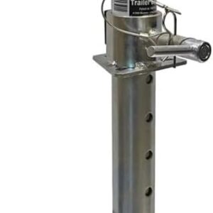 2000 lb Electric Trailer Tongue Jack - No Crank, Fast Lift