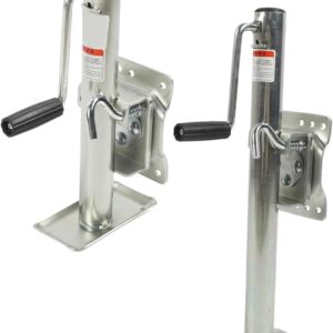 1200 lb Adjustable Trailer Jack w/ Wheel & Side Handle