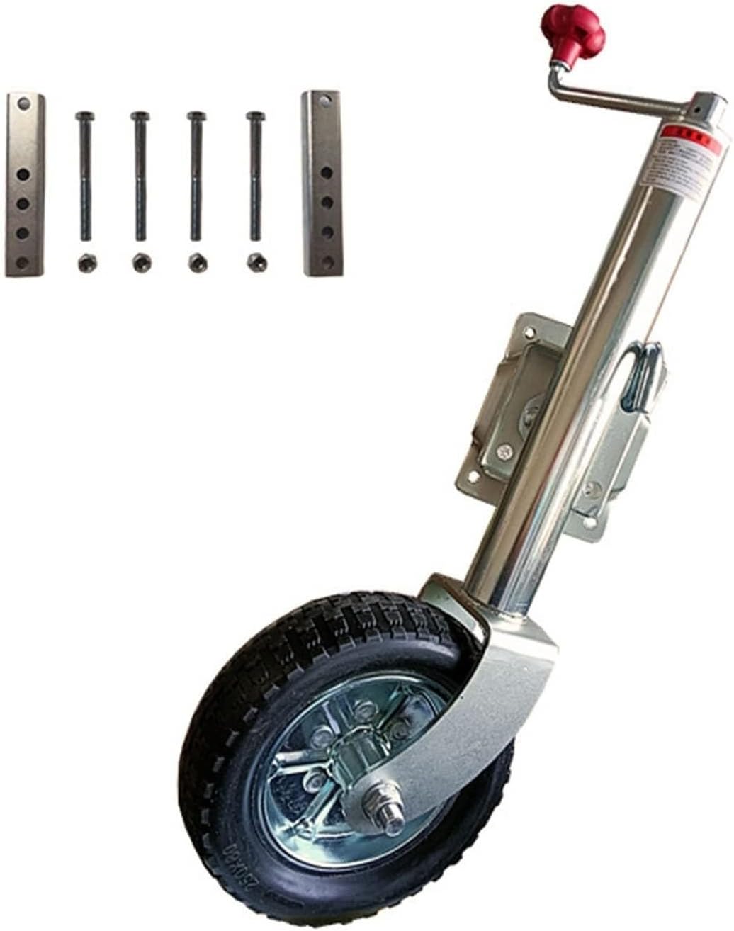 Heavy-Duty Boat Trailer Jack w/ 10in Wheel - 2000 lbs