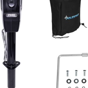 POLESTAR 3500lb Electric Trailer Jack – 12V DC A-Frame