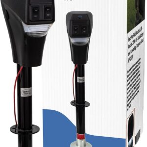 RecPro RV Electric Tongue Jack 3500 lb Black