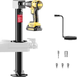 FZZD 5000 lbs A-Frame Trailer Jack - Black