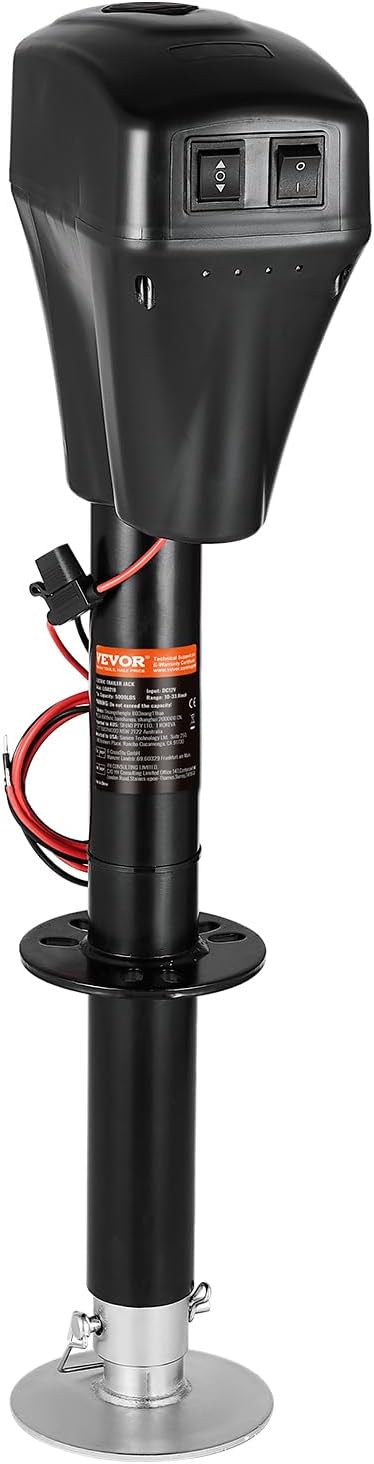VEVOR 5000 lbs Electric Trailer Jack – Heavy-Duty RV Tongue Jack