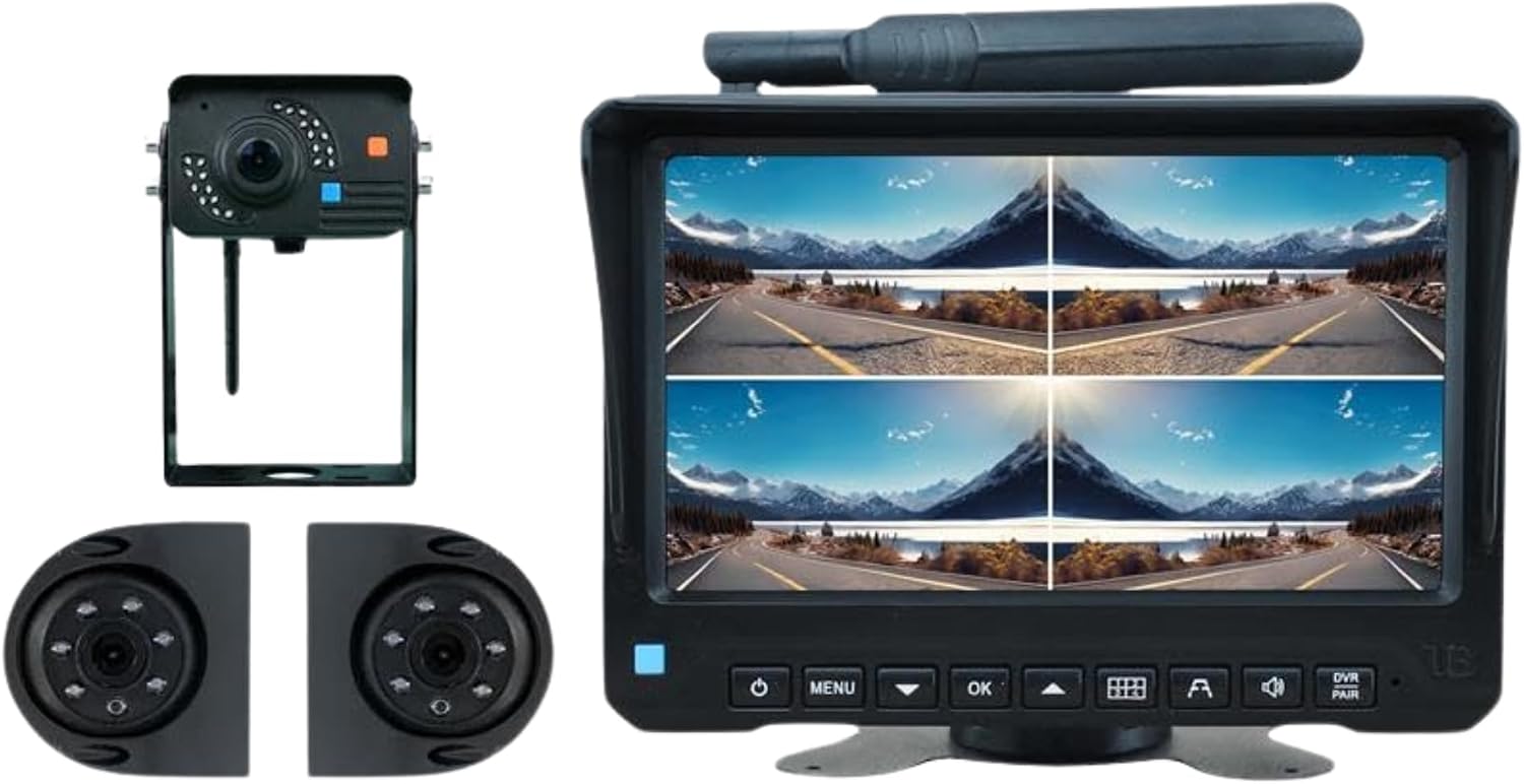 Tadibrothers 3-Cam RV Backup System w/ Monitor