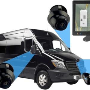Tadibrothers 4-Cam Van Backup System w/ Monitor