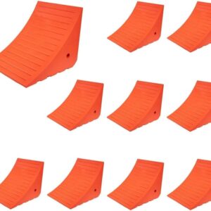Mytee Polyurethane Wheel Chocks, 4-Pack, 100 Ton Load Capacity