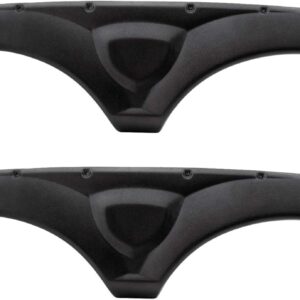 RecPro RV Tandem Fender Skirt (Black, 2-Pack)