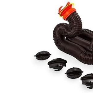 Camco Sidewinder RV Sewer Hose Support & RhinoFLEX Kit