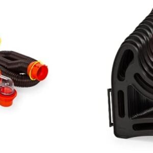 Camco RhinoFLEX 20' RV Sewer Hose Kit + Sidewinder Support