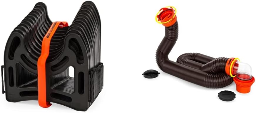 Camco Sidewinder RV Sewer Hose Support 10ft Black