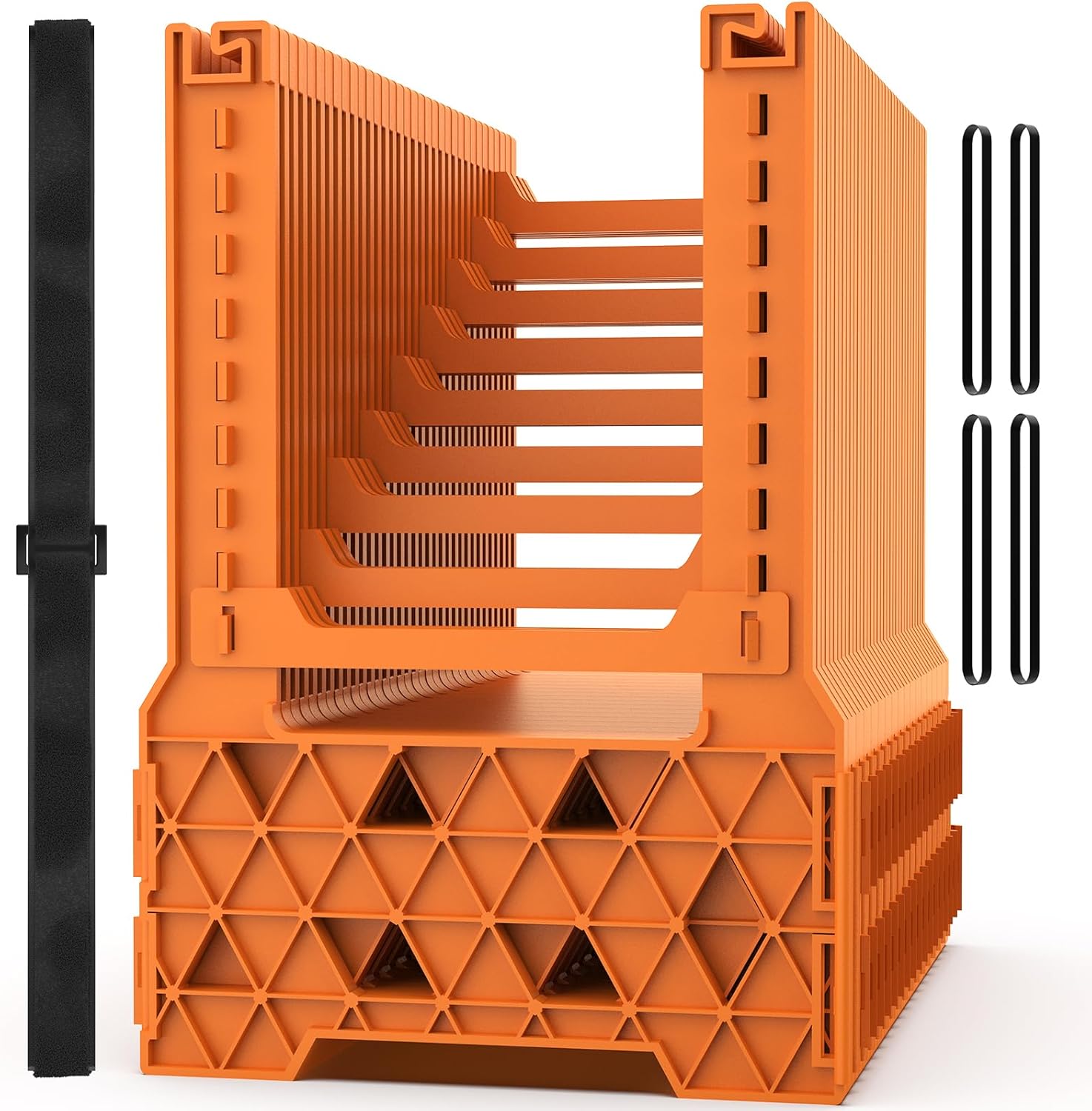 WELLUCK 15FT RV Sewer Hose Support, Orange