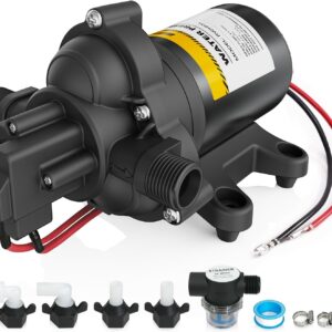 12V RV Water Pump 4.0 GPM Quiet Fresh Water Pump
