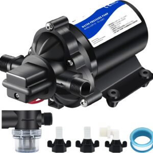 12V RV Water Pressure Booster Pump 4GPM 50PSI