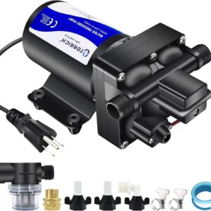 TDRRICH 110V Water Pressure Booster Pump 5.5GPM