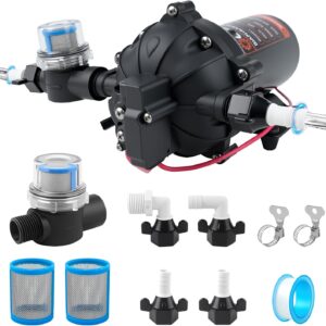 12V RV Water Pump 7.5 GPM 80PSI Diaphragm Pump
