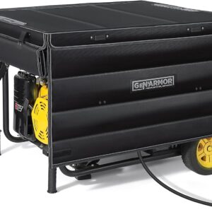 GenArmor Heavy-Duty Generator Cover, 4000W-13000W, Black