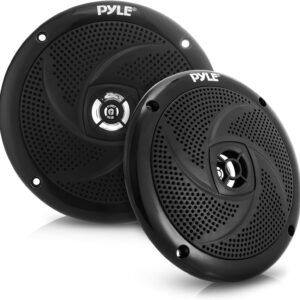 Pyle 5.25in Waterproof Marine Speakers - Pair (Black)