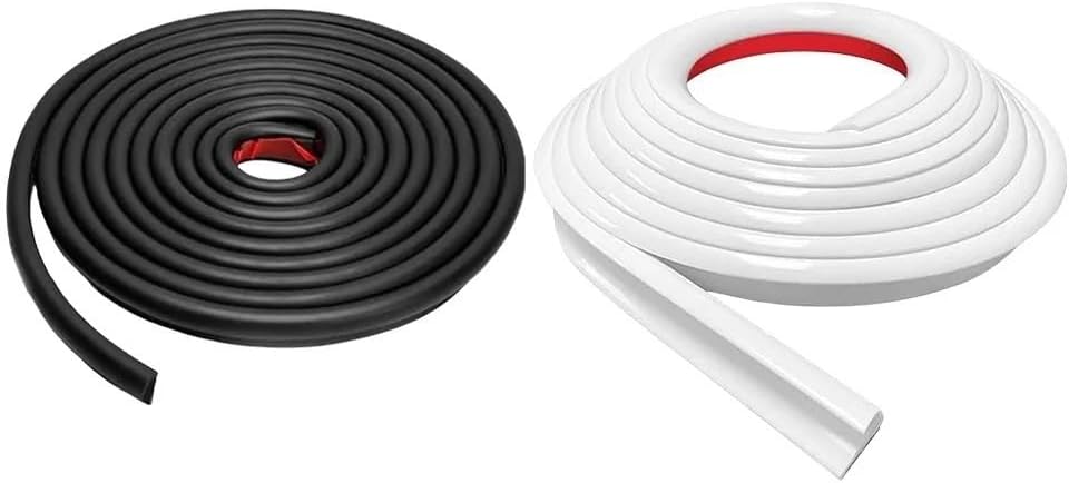 6ft RV Rain Gutter Drip Rail PVC J-Channel (White)