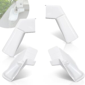 RV Gutter Spouts w/ Extensions, 2L & 2R - White