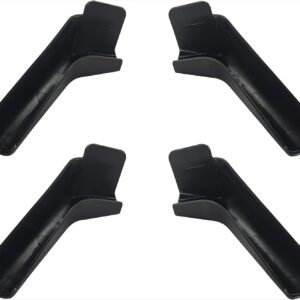 RV Rain Gutter Nozzles – Left & Right (2 Pcs Each) – Black