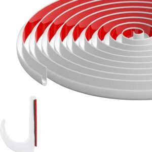 RV Rain Gutter Drip Guide, White, 16' PVC - CVILL