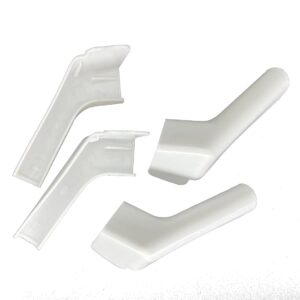RV Rain Gutter Kit - 2 Left & 2 Right Spouts - 655-FLEX-PW-A