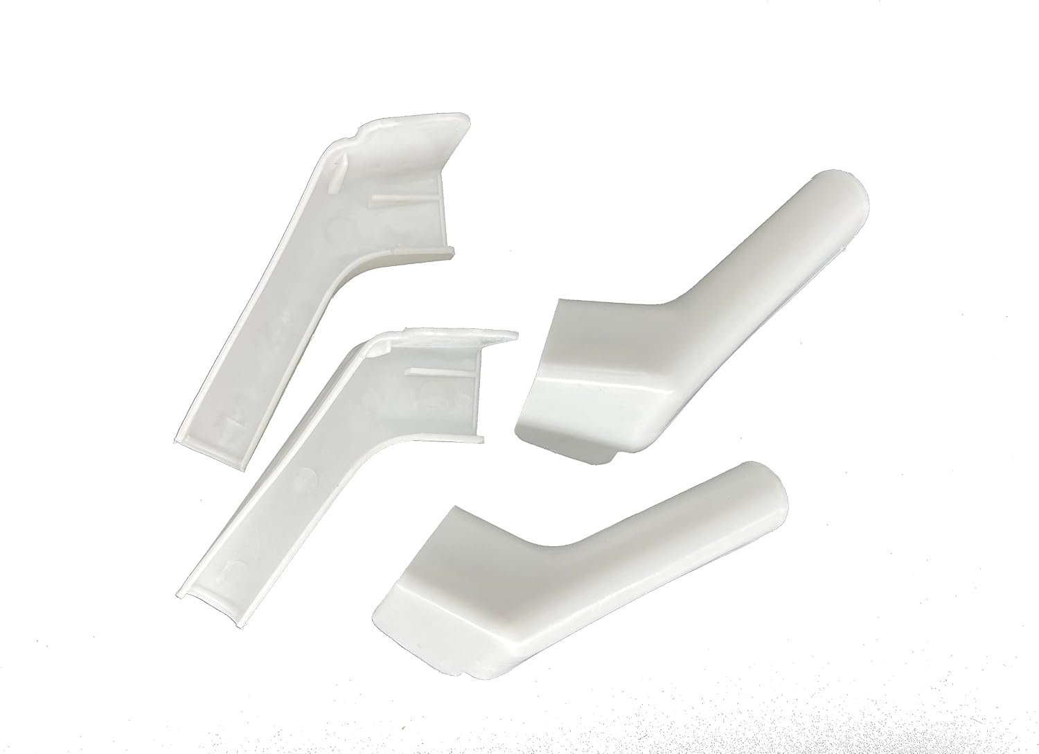 RV Rain Gutter Kit - 2 Left & 2 Right Spouts - 655-FLEX-PW-A