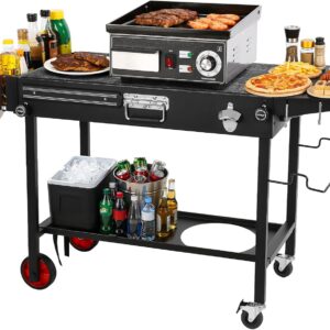 Grill Cart for 17”/22” Blackstone Griddles - Folding BBQ Stand