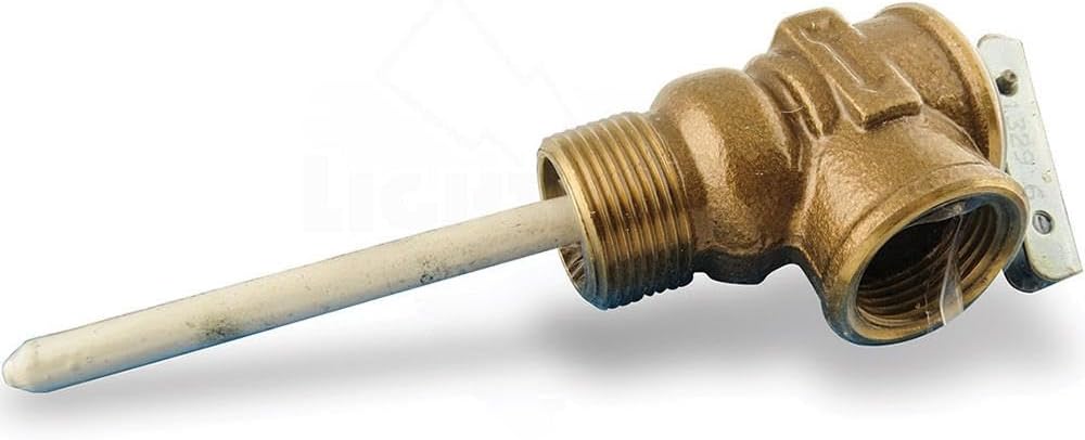 Camco T&P Relief Valve – Brass Body, Stainless Spring