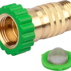RVMATE Water Pressure Regulator, 40-50PSI Brass RV Plumbing
