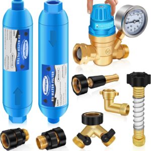Boltigen RV Water Pressure Regulator Kit with Filter