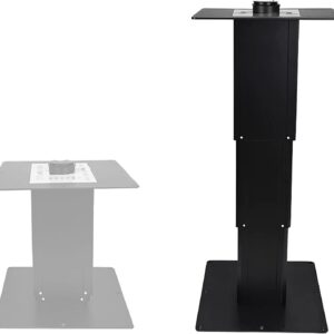 Adjustable RV Table Leg Stand, 12-28" Height, Black
