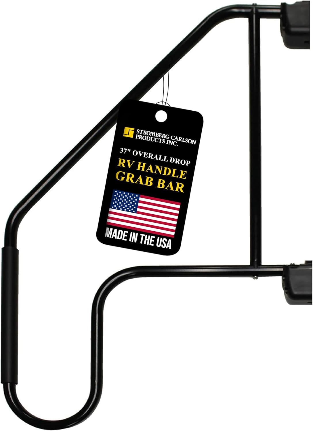 Stromberg Carlson AM-533 RV Assist Rail - 37" Black Handrail