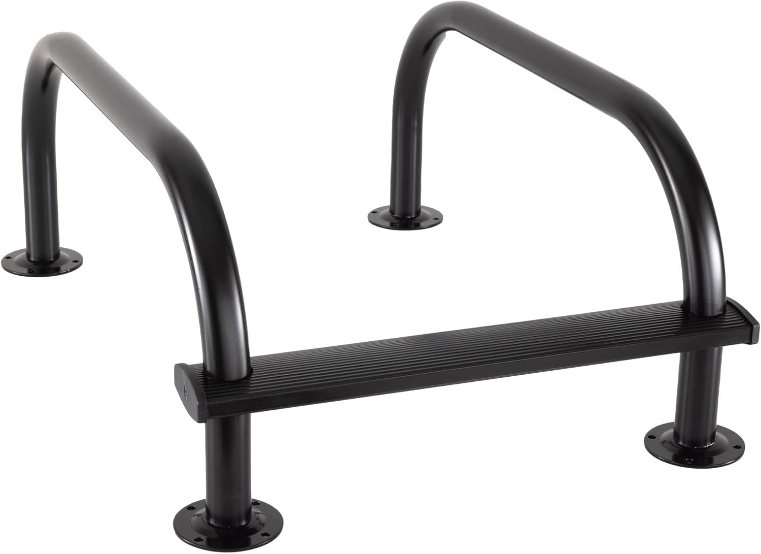 RecPro RV Roof Rail - Lightweight Aluminum Handrail (Black)