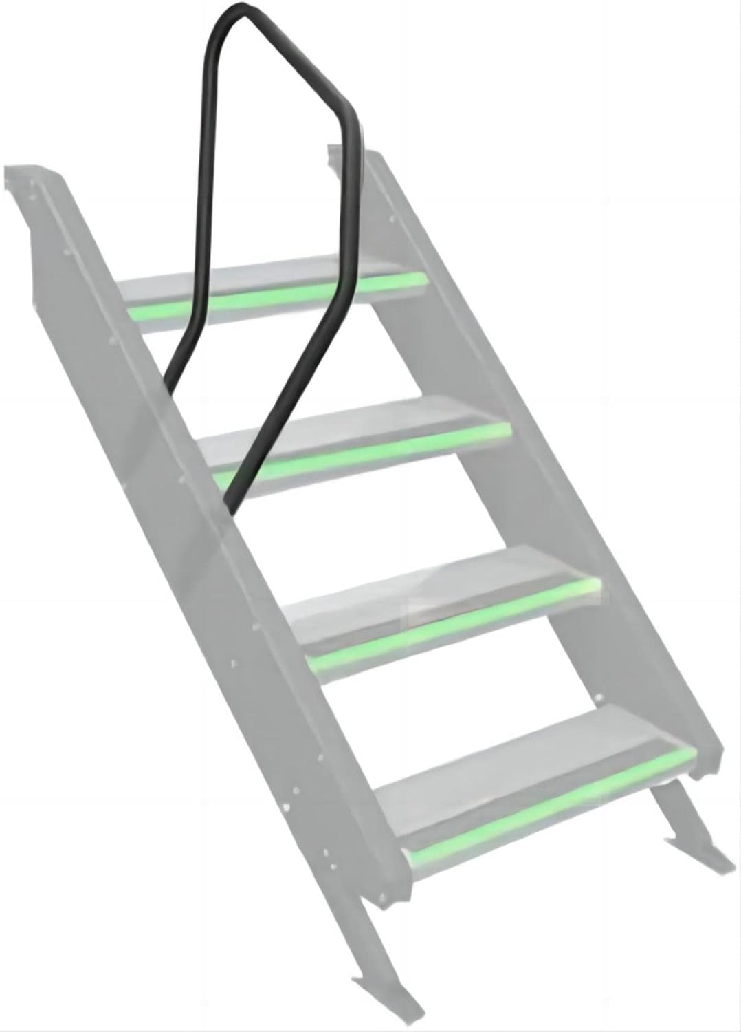 HECASA RV Step Handrail, Adjustable Entry Rail