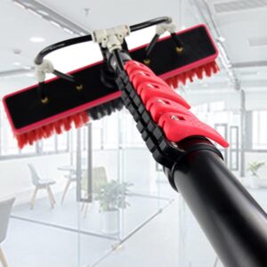 Retractable Window Wash Brush, 30FT, No-Scratch Cleaning
