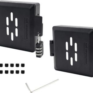 Black RV Bumper Cap Cover - 2 Pack
