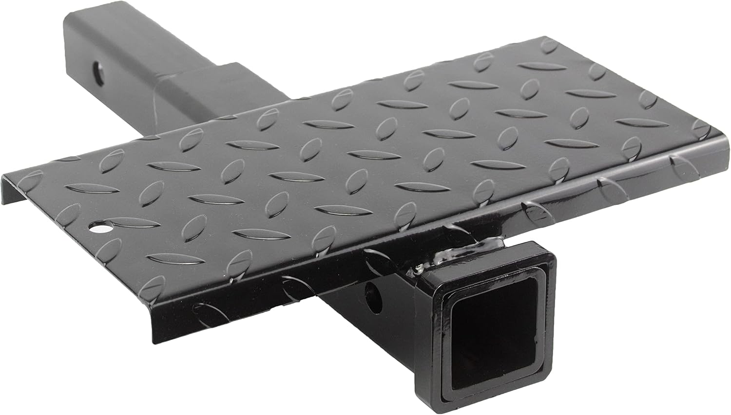 VCT 18" Hitch Extension with 14" x 7" Diamond Plate Step