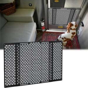 AUH RV Dog Screen Door Protector, Adjustable Aluminum Grille
