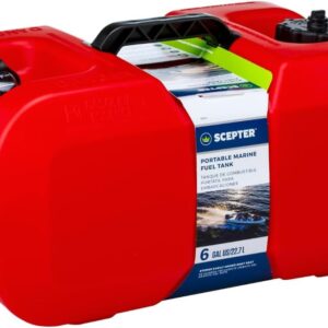 Scepter 6 Gal Marine Fuel Can, EPA/CARB Compliant
