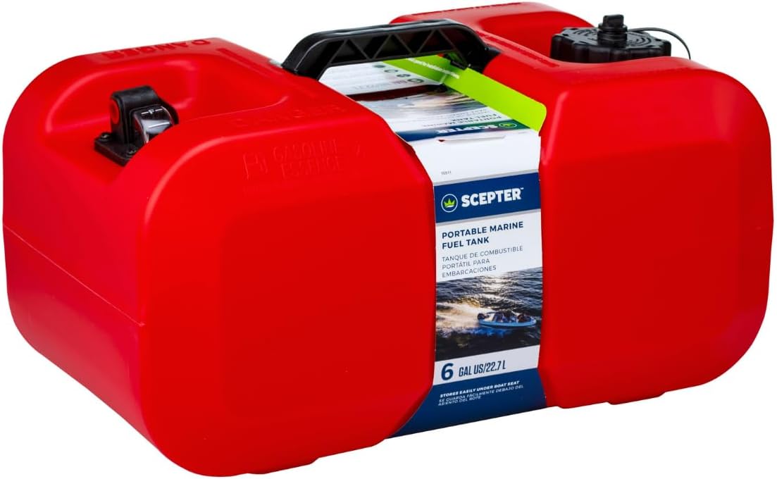 Scepter 6 Gal Marine Fuel Can, EPA/CARB Compliant