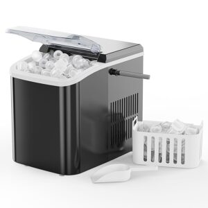 NEWBULIG Countertop Ice Maker – Portable & Fast 26lbs/24Hr