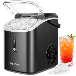 EUHOMY Nugget Ice Maker, 38 lbs/Day, 6 Min Ready