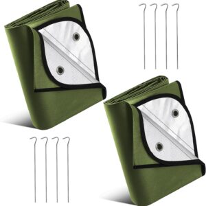 Kingdder 2-Pack Heavy Duty Emergency Blankets 60x82in