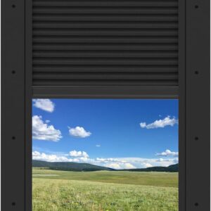 RVGUARD RV Window Kit 15.7x24.7in - Door Sliding Shade Included