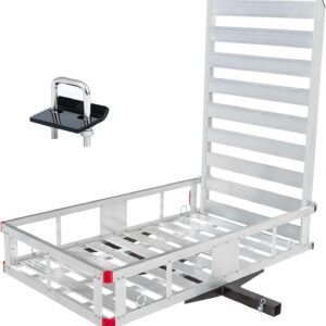 MaxxHaul 50945 Aluminum Hitch Mount Wheelchair Carrier - 500 lb Capacity