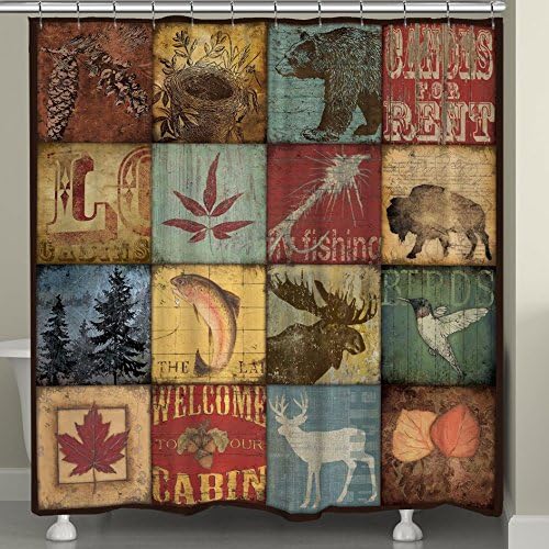 Black Forest Shower Curtain - Cabin Lifestyle