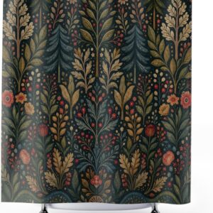 Woodland Tapestry Shower Curtain - 71 x 74 Inch
